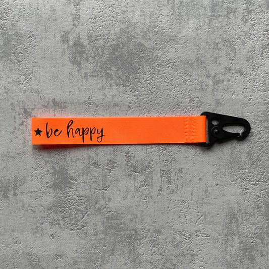 Schlüsselanhänger "be happy"